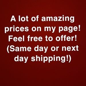 I have an amazing sale on my page! Don’t miss out! (Fast Shipping Aswell)